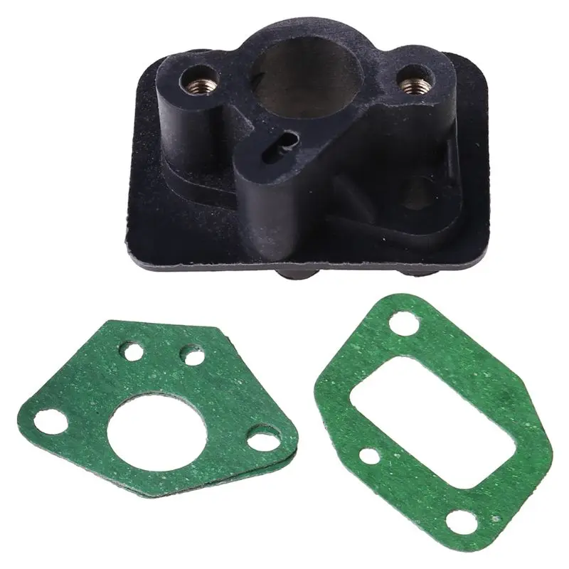 Brush Cutter Carburetor 2 Pcs 40-5 43CC 52CC Intake Manifold Base Connector