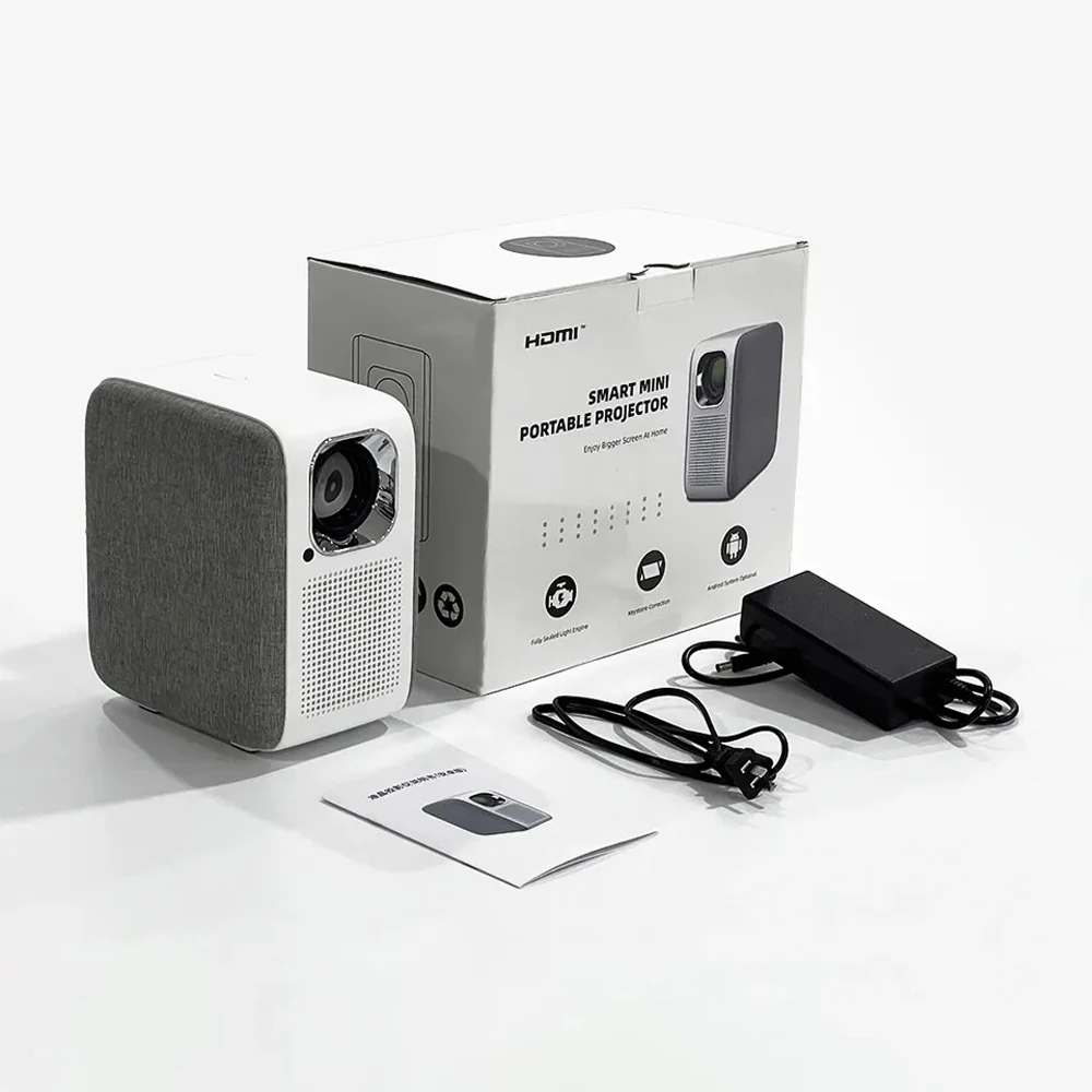 

Дешевая цена 1080P Smart Android 2 + 16G WIFI Bluetooth Видеопроектор для домашнего кинотеатра