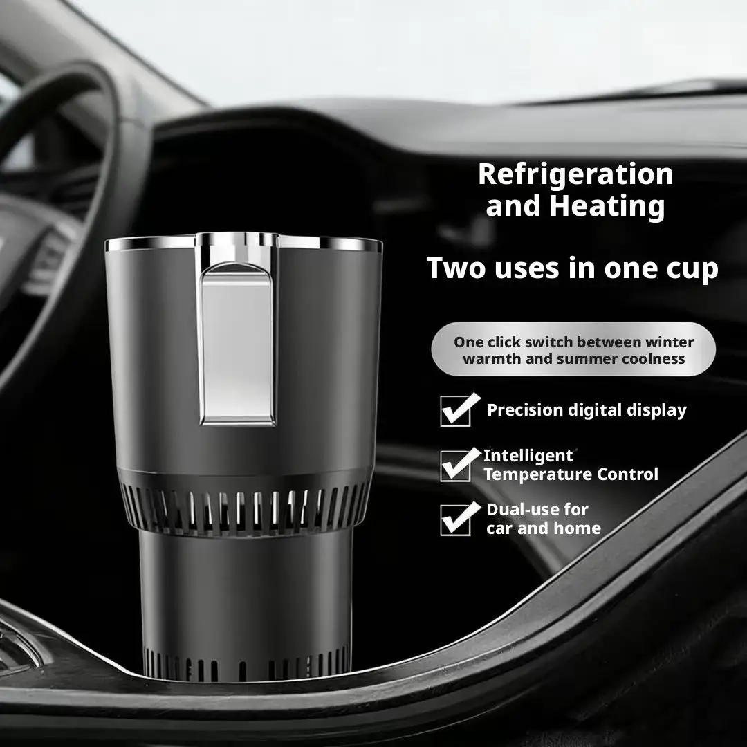 Car Cup Compact 2-in-1 with Fast Cooling & Heating