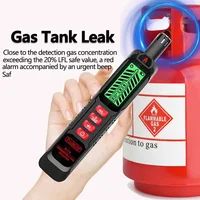 Combustible Gas Leak Detector Natural  Alcohol LPG Methane Analyzer Buzzer Alarm PPM Analyzer Combustible Sensor Tool