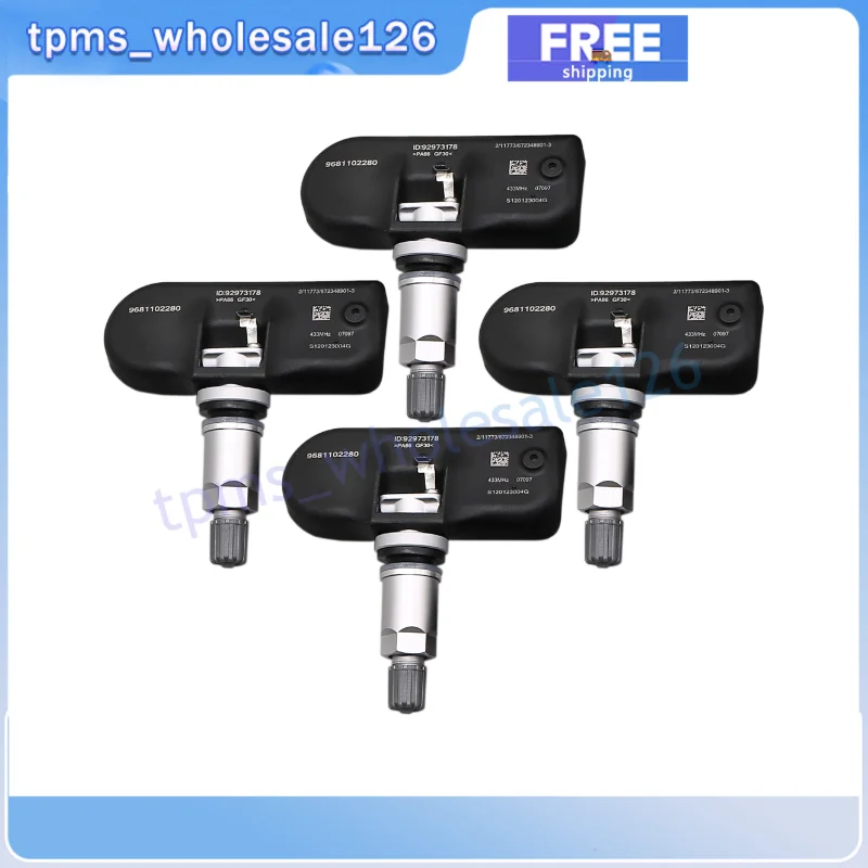TPMS Ÿ̾ з ͸ ý , 2005-2009 Ǫ 1007 407 607 807 2004-2013 Ʈο C5  9681102280, 433MHZ, 4 