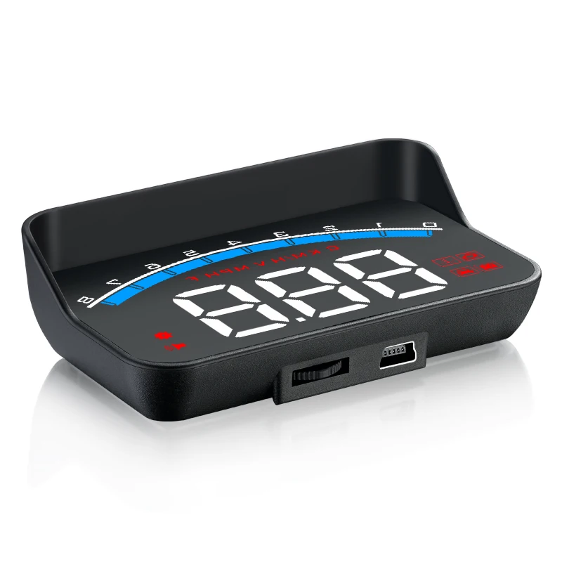 OBD II 차량용 HUD 헤드업 디스플레이, 디지털 GPS 속도계, 앞 유리 프로젝터, 속도 계량기, 모든 차량용 과속 경보