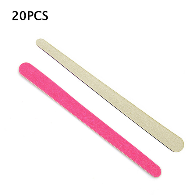 Wooden Nail File 180/240 Colorful Sandpaper Buffer Block Pedicure Manicure Polishing Tools Professional Nail Files