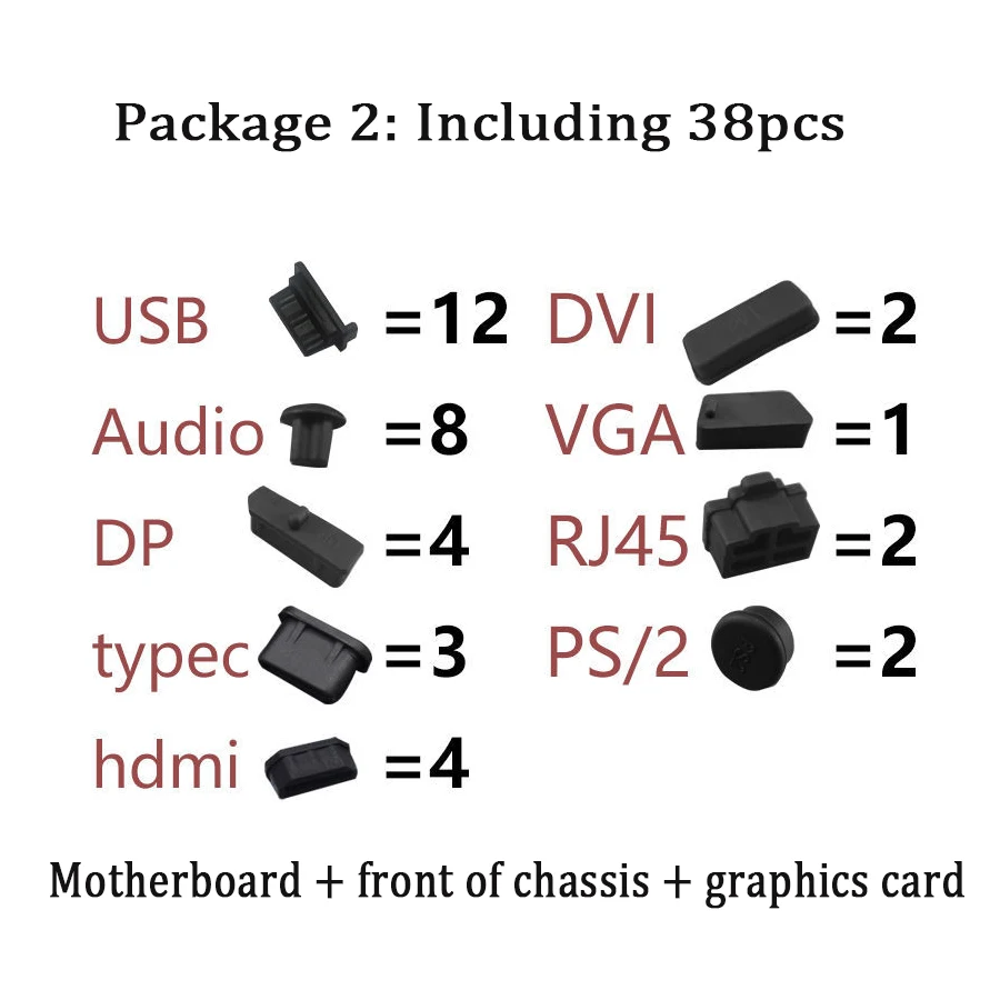 10 Ensembles Couvercles De Prise De Port USB Couvercle De Câble USB C Protection De Port Bouchons Anti-poussière USB C Protecteurs Anti-poussière Pour Prise Casque 3,5mm En Caoutchouc
