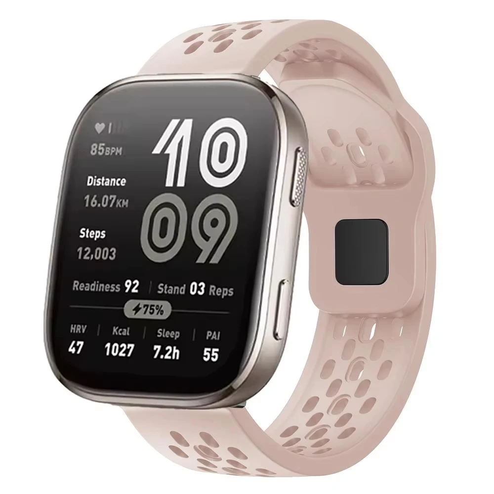 Breathable Silicone Sport Watch Band - 22mm Watch Strap