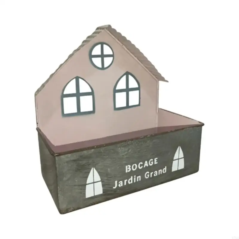 ตัวเลือกสินค้า Rusty Garden Decor: หม้อดอกไม้แขวนตกแต่งสวนสไตล์ชาวไร่