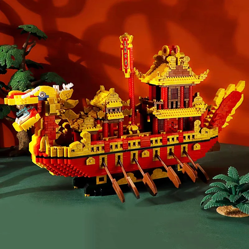 Dr.star 788 Royal Dragon Boat Monster Pavilion Architecture