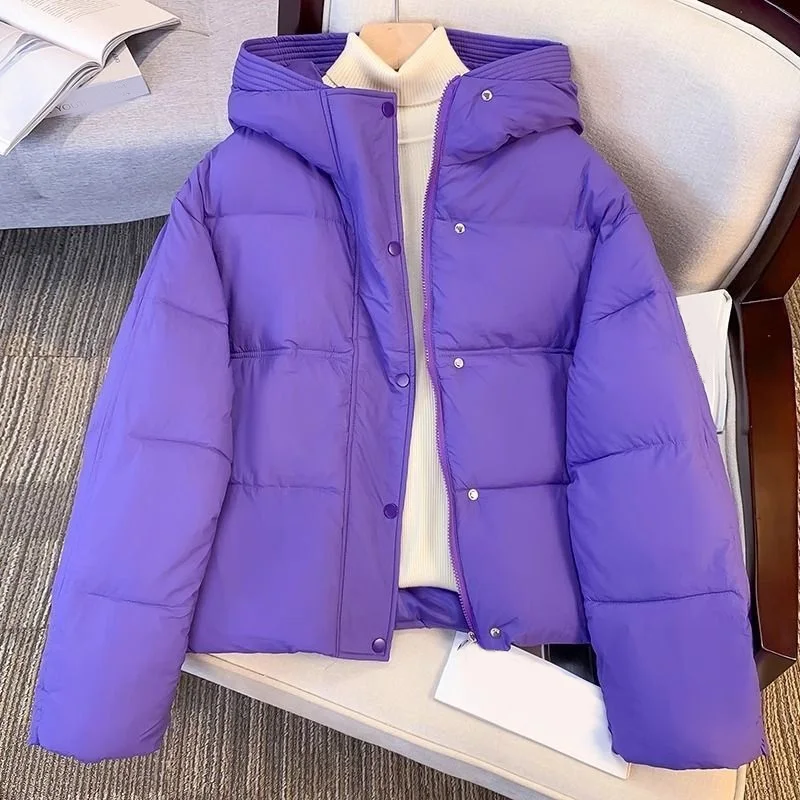 Jacket Coat Women Slim Thickening Down Parkas Cotton-padded Jacket Outerwear Clothes