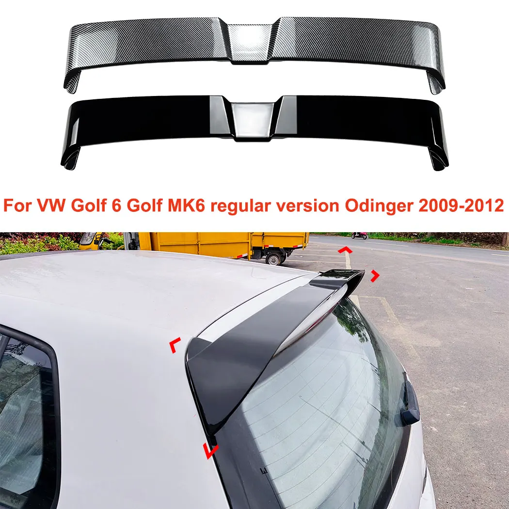

Для VW Golf 6 Golf MK6 обычная версия Odinger 2009-2012 автомобильное заднее крыло крыша багажник спойлер фиксированное ветровое крыло отделка комплект