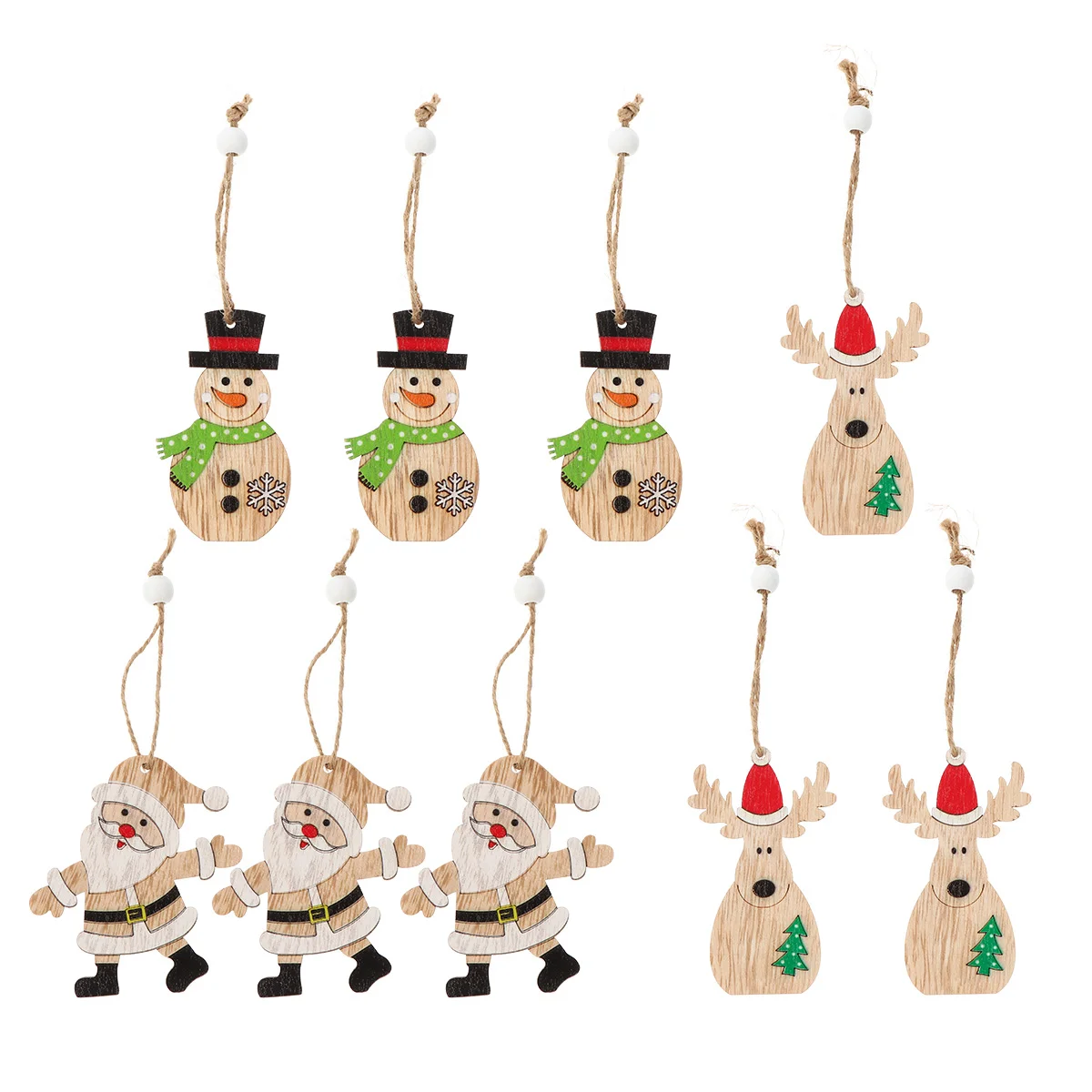 

Christmas Ornaments Wooden Christmas Tree Ornaments Hanging Tags Pendant Ornaments for Christmas