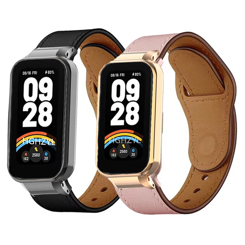 Leather Strap for Smart Watch - Premium Replacement Wristband
