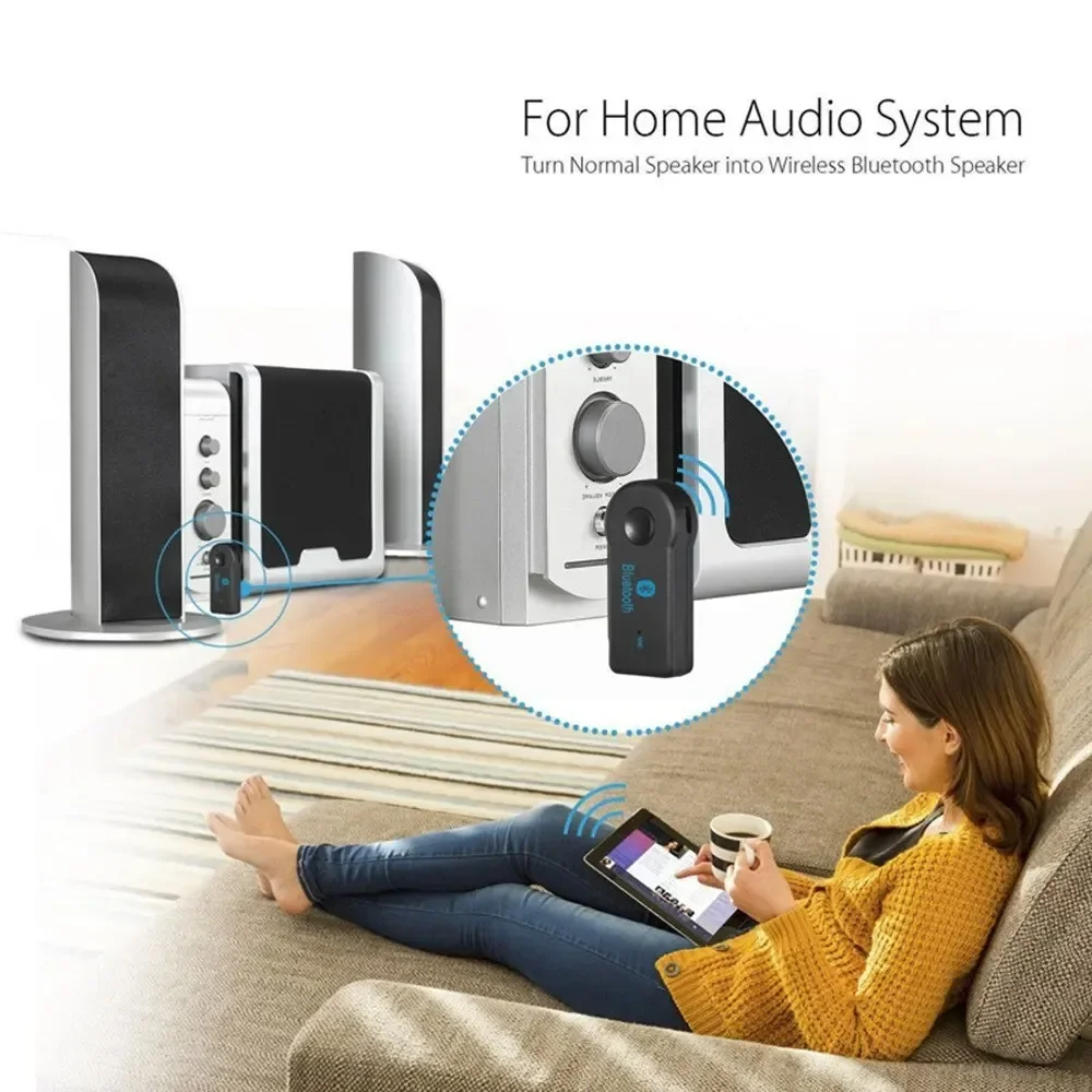 Bluetooth Audio Receiver Stereo 3.5mm Jack AUX Bluetooth Adapter MP3 Car Transmitter Wireless Speaker Headphone Adapter bluetooth transceiver adapter bluetooth aux adaptor bluetooth audio receiver bluetooth adapter audio adapter