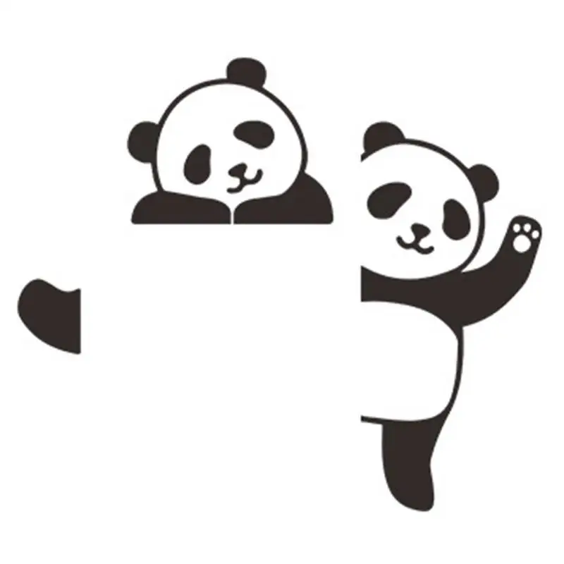 

Light Switch Stickers Decal Cute Panda Wall Poster Stickers Removable Light Socket Decals Family DIY Decor Art Car Stickers Wall