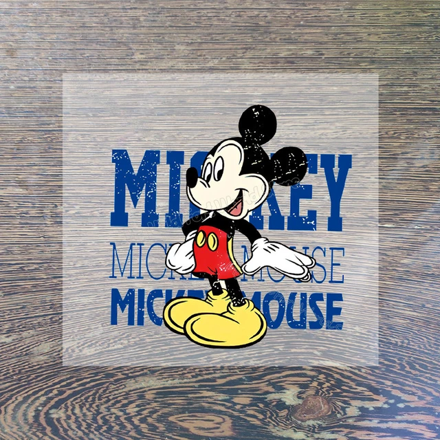 Minnie Mickey Mouse Patches for Clothes T Shirts Fashion Disney Iron-on  Transfers for Clothing Heat