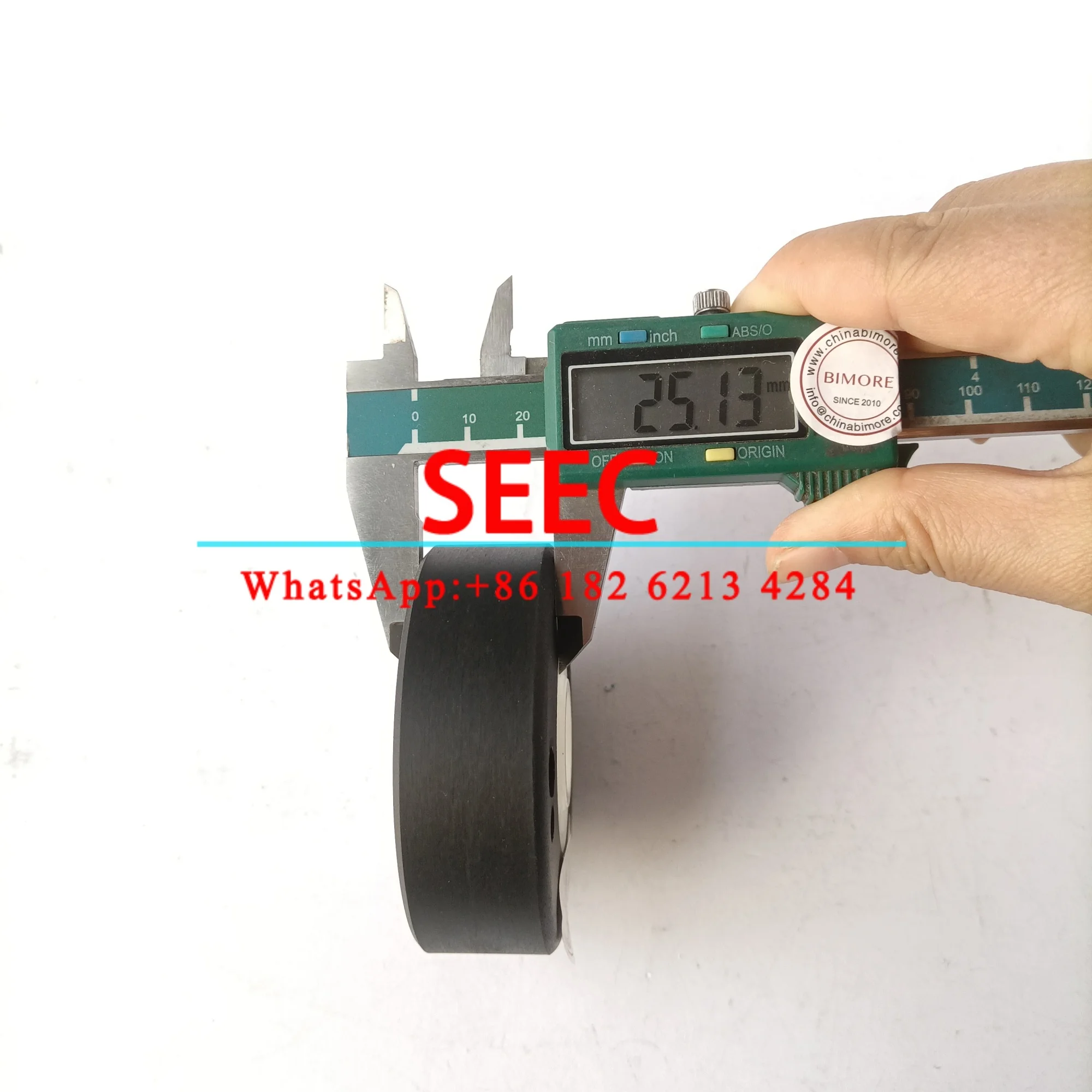SEEC Escalator Step Chain Roller White Plastic Inner Core Roller 76x25 OD 76mm W 25mm ID 17mm