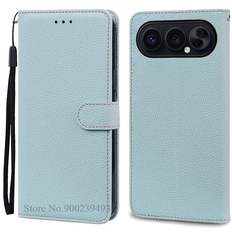 Leather Wallet Flip Case - Stand & Protective Book Cover