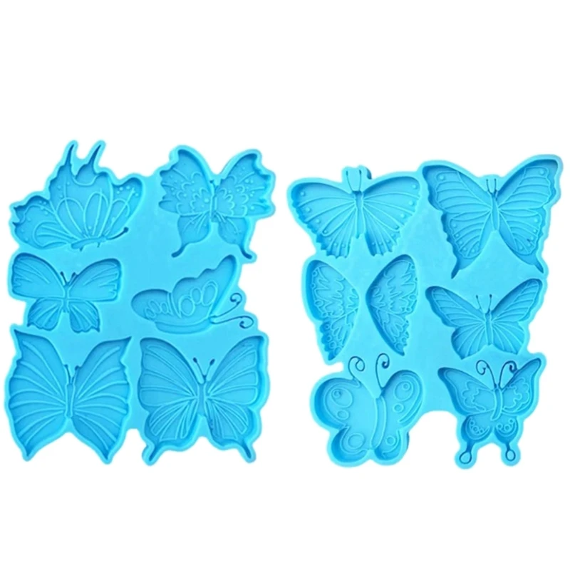 

Flexible Resin Casting Mold Jewelry Making Supply Butterfly Shaped Pendant Molds