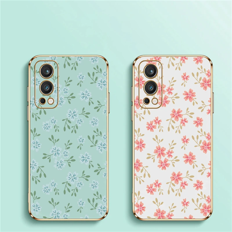 Floral Shockproof Soft Silicone Phone Case