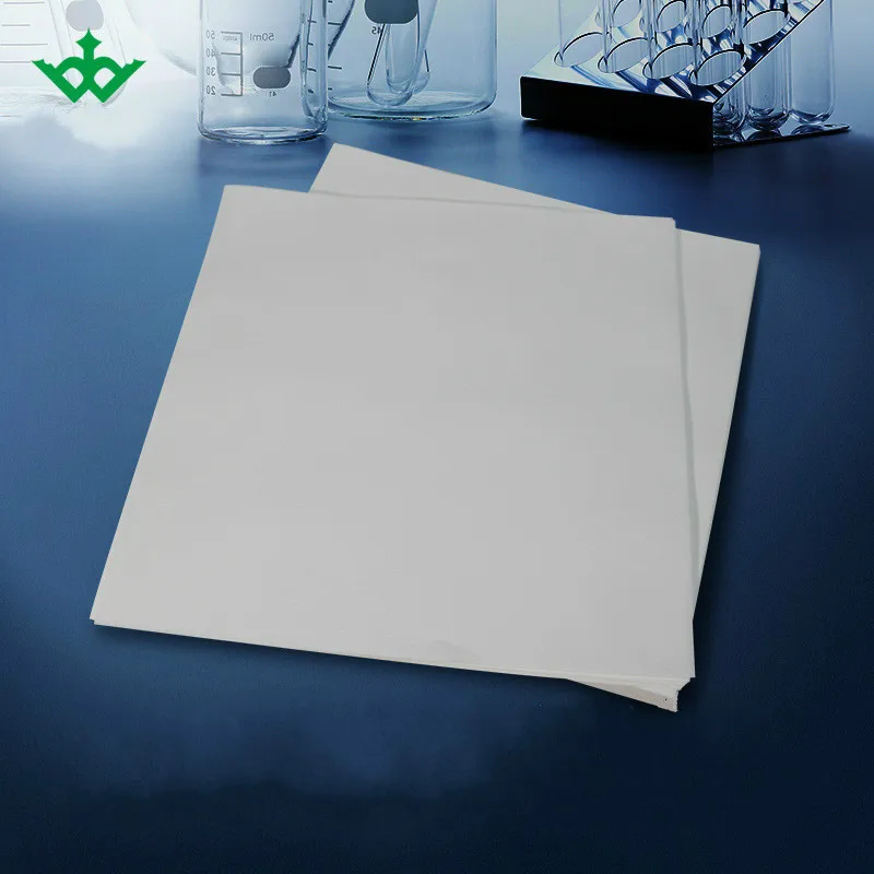 Square Qualitative Filter Paper Oil Detect Lab Filter Paper 10cm*10cm