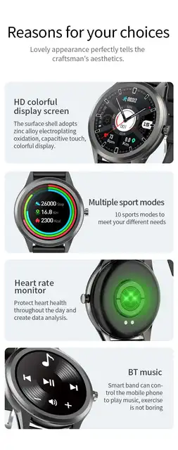 Activity Tracker Smartwatch Gokoo Hombre GOKOO-reloj Inteligente