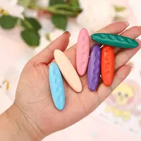 12/24/36 Colors Plastic Plastic Crayon Do Not Dirty Hands Washable Painting Tools Erasable Peanut Shaped Wax Pencil Baby 2