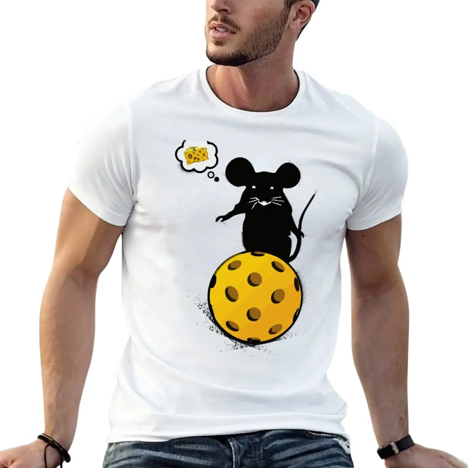 

Funny Pickleball - Comic pickleball - Funny Pickleball cartoon T-Shirt cute tops vintage cute clothes men workout shirt