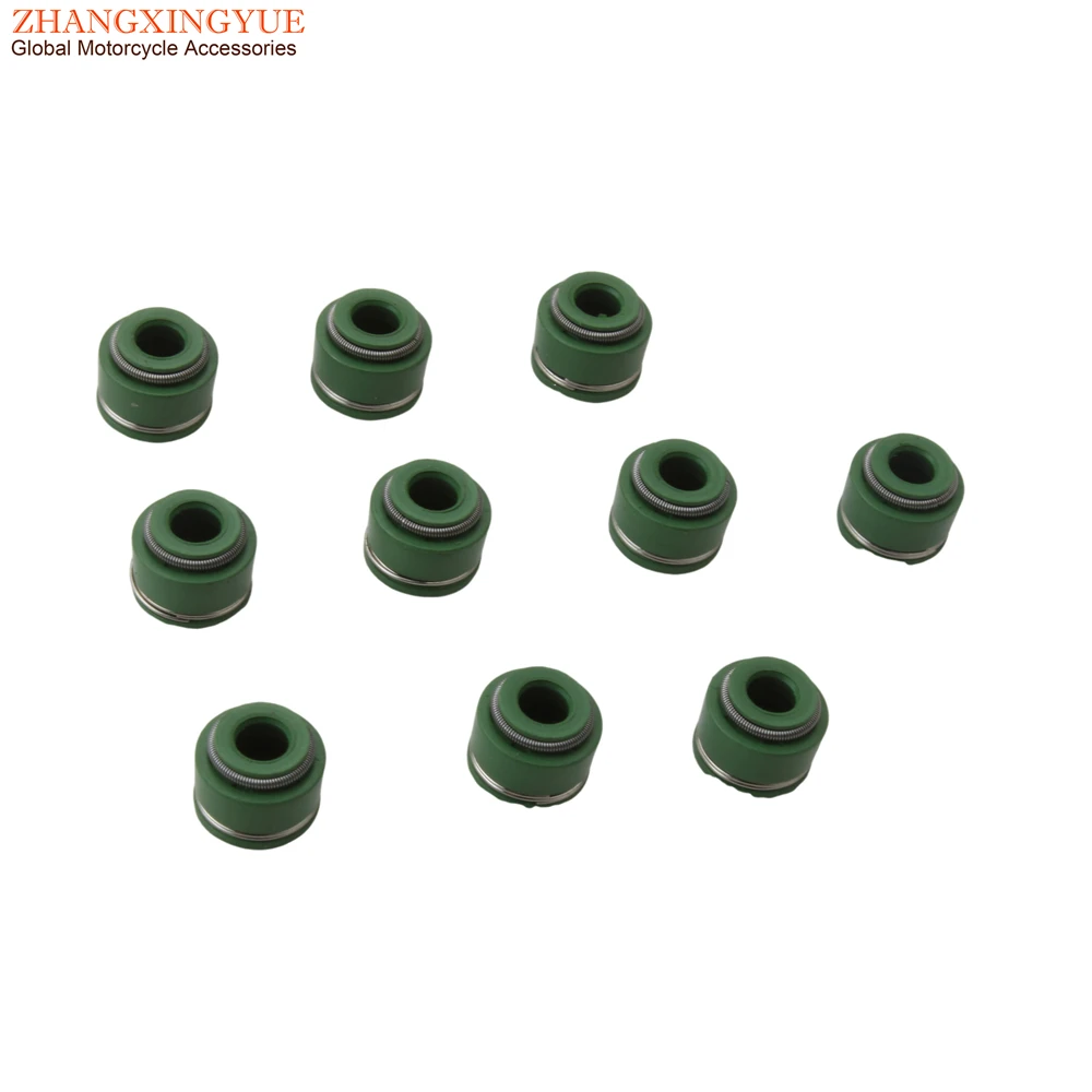10 шт. Уплотнения стержня клапана мотоцикла для Honda TRX420FEA XR200 CB450 NV400CV 12208-413-003