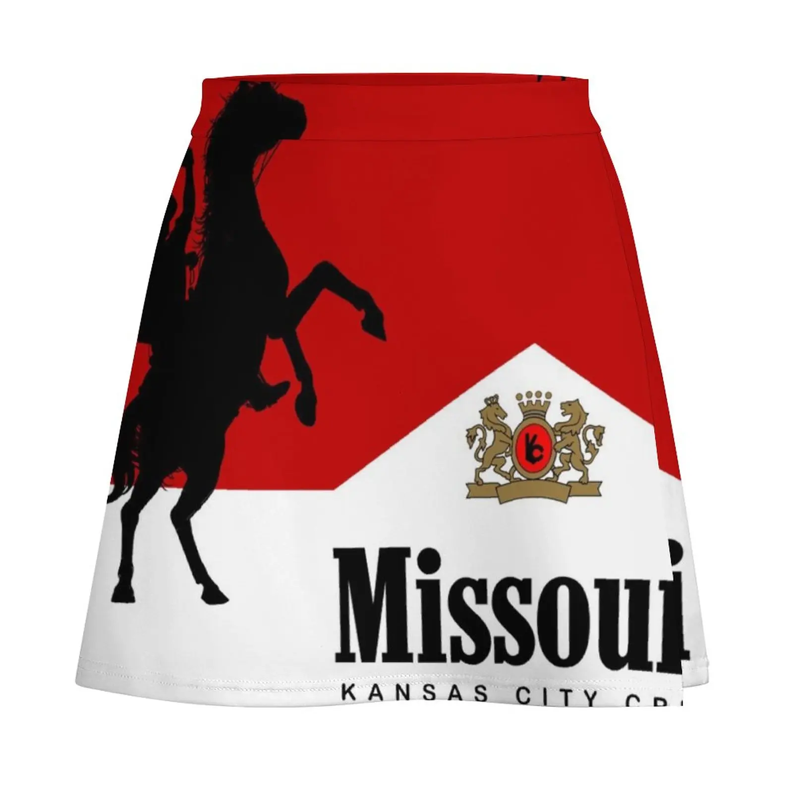 Missouri funny western print Mini Skirt korean ladies summer mini skirt for women girls skirt Evening dresses