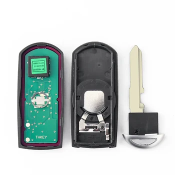 Chiave telecomando per Mazda 3 6 MX-5 Miata 2013-2019 sistema Mitsubishi per 315MHz ID49 Chip SKE13D-01 SKE13D02 - KEYYOU con batteria 315MHz ID49 Chip SKE13D 01 SKE13D02 chiave per auto a distanza per