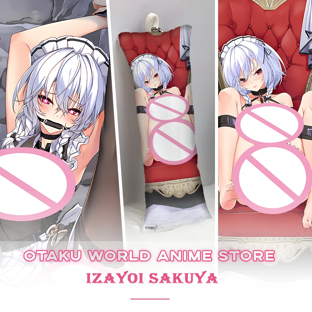 

Touhou Project Izayoi Sakuya Dakimakura Anime Otaku 2-Side Printed Waifu Decor Hugging Body Pillow Case Cushion Pillow Cover