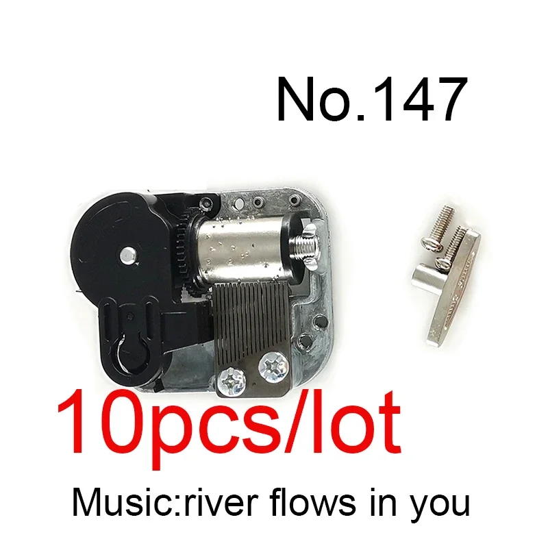 10pcs Anime Music Wind Up Movement Fix you Sakura Conan DIY Mechanical Cute Birthday Gifts