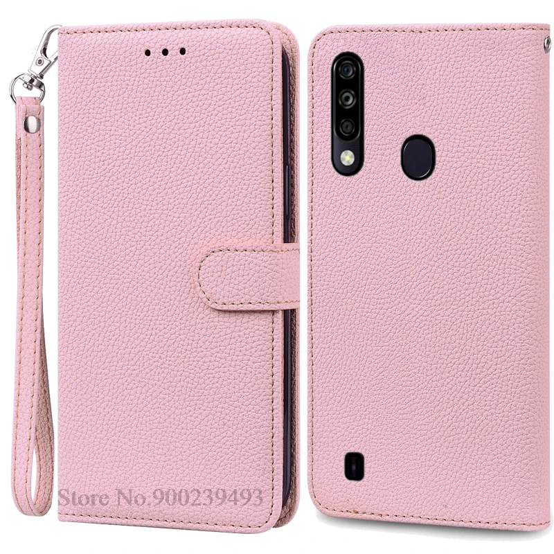 Sleek Silicone Wallet Leather Flip Case with Soft TPU Back Cover