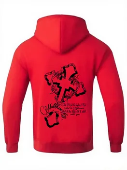 عالية الجودة أزياء الصليب طباعة سستة هوديي عارضة فضفاض الرجعية الرياضية مريحة فضفاضة تناسب زمم هوديي 4