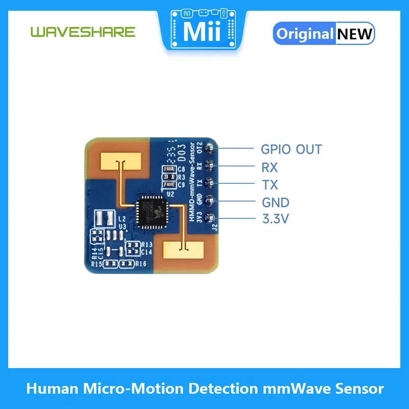 Waveshare ΰ ũ   mmWave , 24GHz mmWave ̴, S3KM1110 , FMCW  ä
