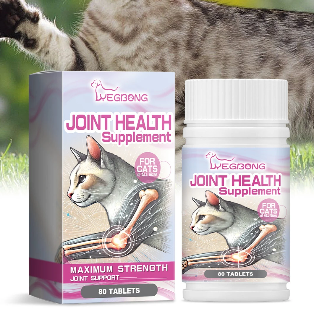 Cat Joint Health Supplement-Turmeric Extract & Chondroitin Sulfate, Clinically Proven for Limping Relief