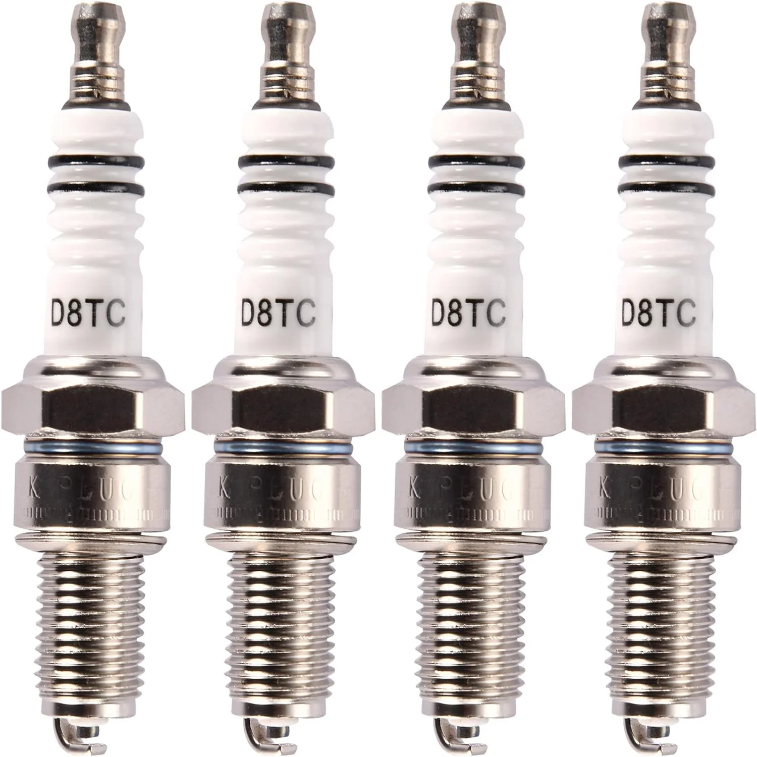 

1/4pcs Universal D8TC Spark Plug For 125cc 150cc 200cc 250cc ATV Dirt Bike Go Kart Moped Scooter Motorcycle Accessories