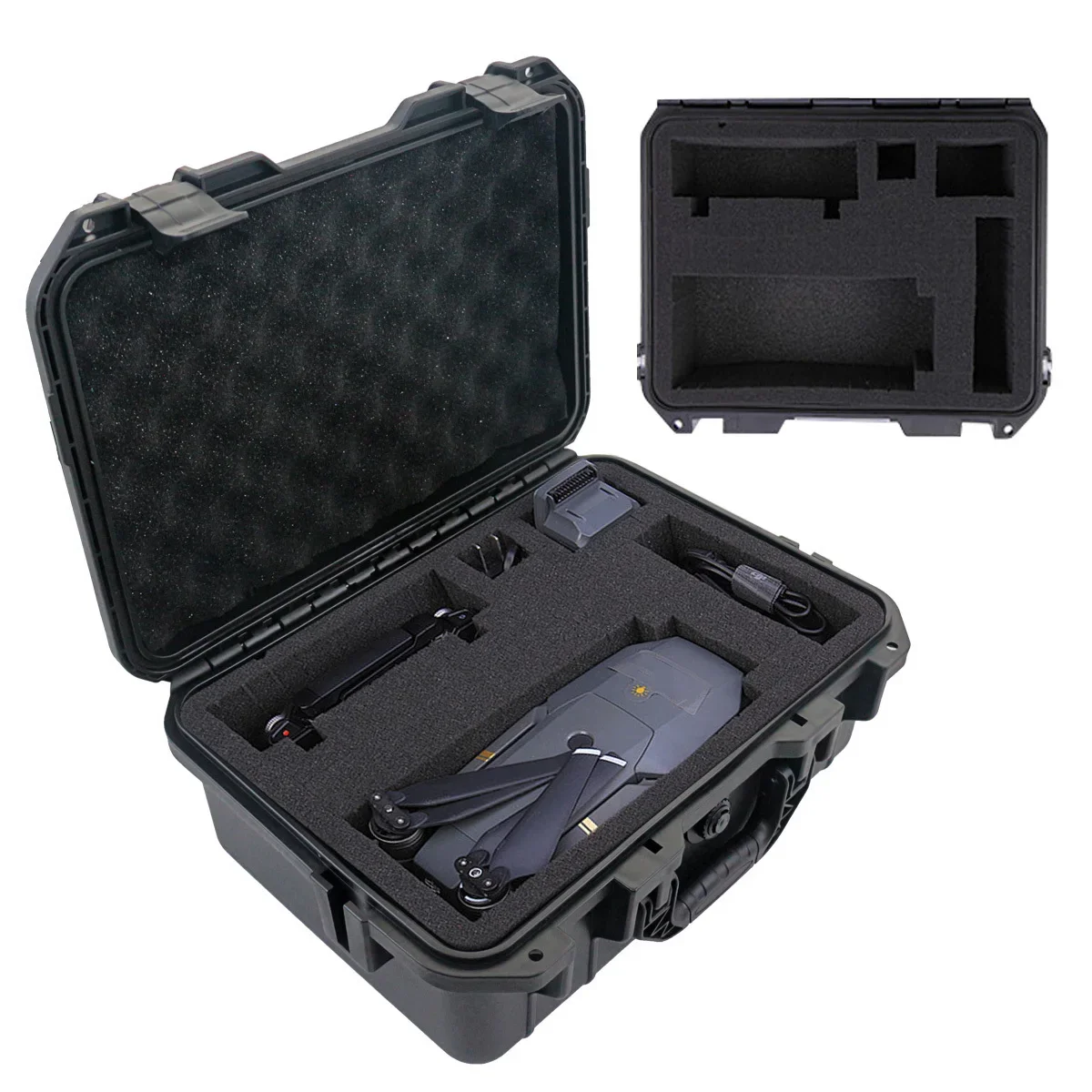 1pc Waterproof Hard Carry Case With Pre-cut Sponge - Image 2