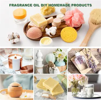 EUQEE 6pcs/set Fragrance Oil Gift Kit For Diffuser Coffee Bakery Harvest Spice Pumpkin Pie Forest Pine Sweet Fruit Aroma Oils 6