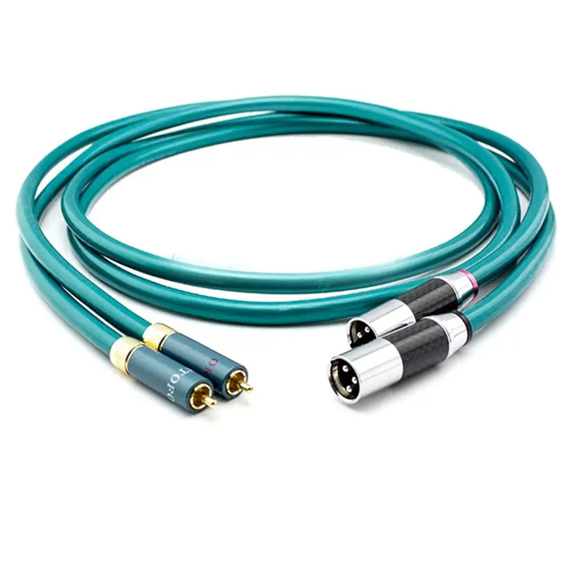 HiEndOrfoton8NOFCSignalLineRCAPlugtoXLRMaleHiFiAmpAudio