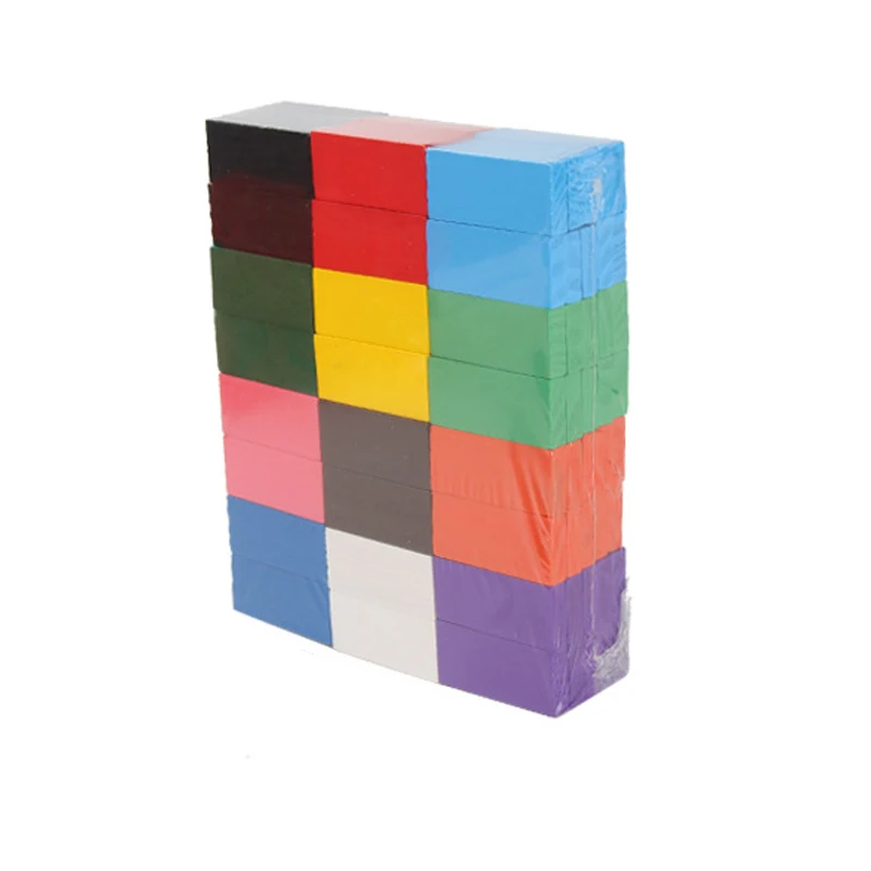 Toy Building Blocks Domino Set 120/240Pcs Children Color Sort Rainbow Wooden Domino Building Blocks Kits Early Bright Dominoes Games Educational Toys Gifts