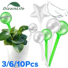 3/6/10 Pcs Automatic Plant Watering Bulbs Self Watering Globes Plastic Balls Garden Plant Water Device Drip Irrigation System