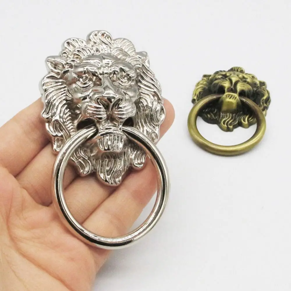 Zinc Alloy Lion Head Door Handle Kitchen Cabinet Pull