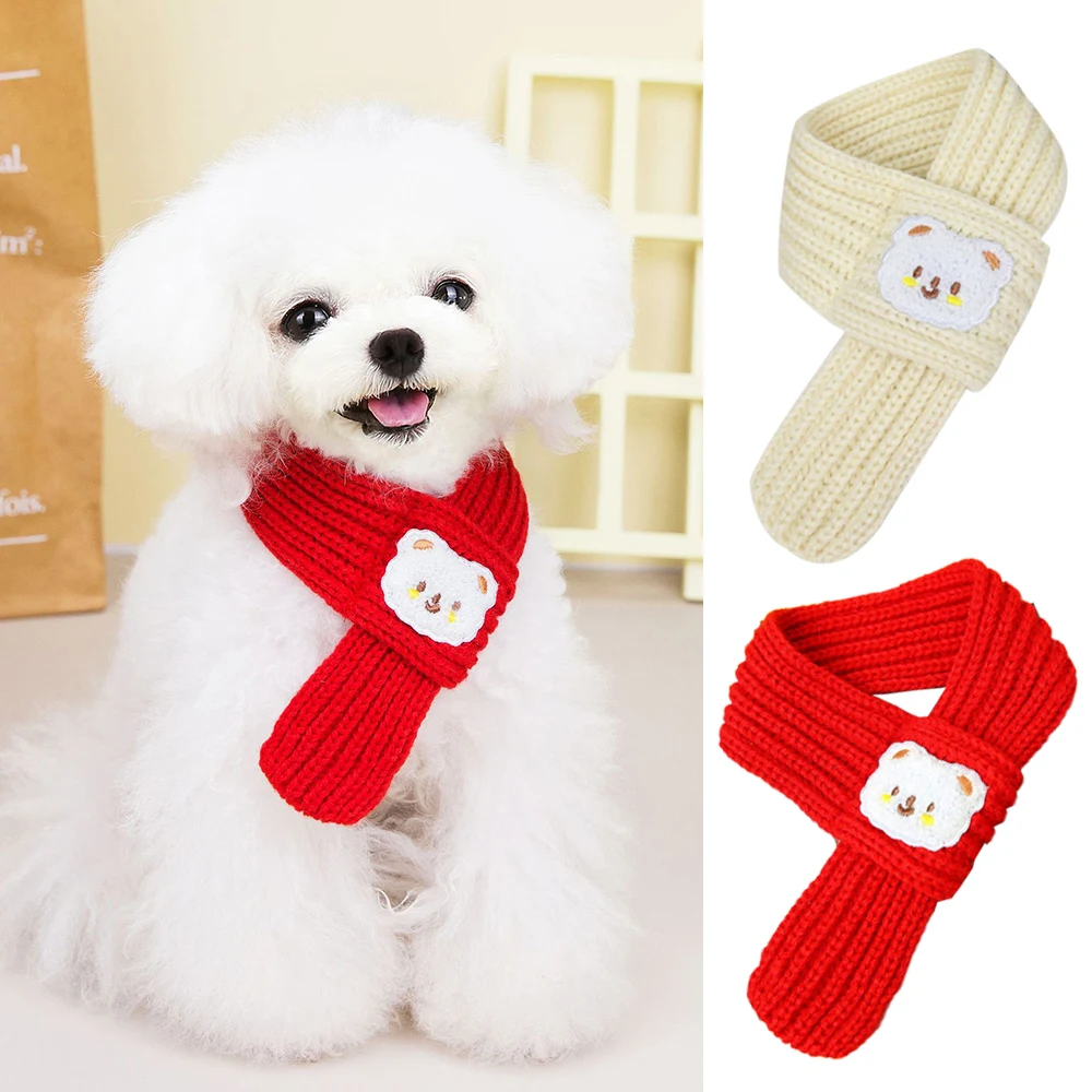 

Cartoon Scarf Pet Scarf Cat Dog Scarf Cartoon Cute Winter Comfortable Warm Pet Accessories Для Собак Accesorios Para Mascotas