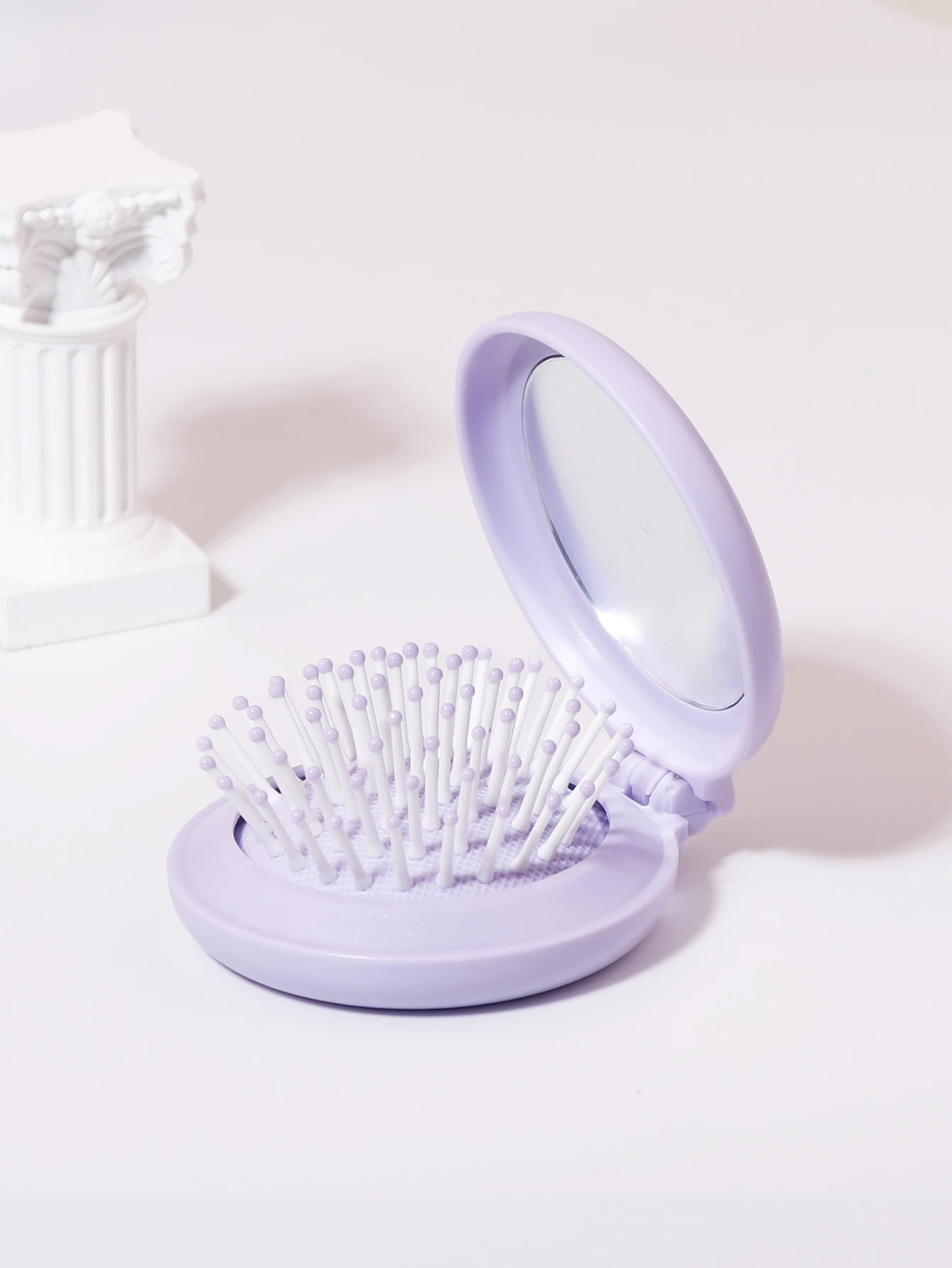 Hair Comb Hair Styling Tool Hair Styling Comb Scalp Massage Comb Curling Comb Curly Hair Comb portable circular pocket comb with mirror hairstyle folding mirror plastic air cushion massage comb Special for real hair wigs