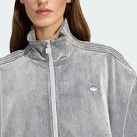 Veste décontractée ample à col montant pour femme Adidas Genuine Clover JW7330 4