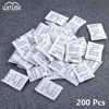 50-200 Packs Damp Moisture Dehumidifier Non-Toxic Silica Gel Desiccant Absorber Bag Clothes Food Storage For Kitchen Room Living 1