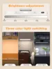 LED Touch Table Lamp Magnetic Desk Lamp Bulit-in 2500mAh Battery for Reading Cabinet Mirror Bedside Rechargeable Night Lights 5