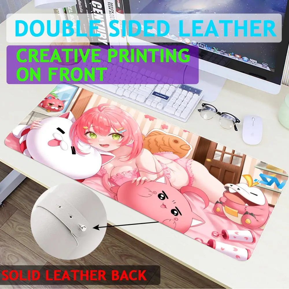 Hentai-Anime-Girl-Kawaii-Girl-Large-Computer-Mouse-Pad-Sakura-Miko-Game ...