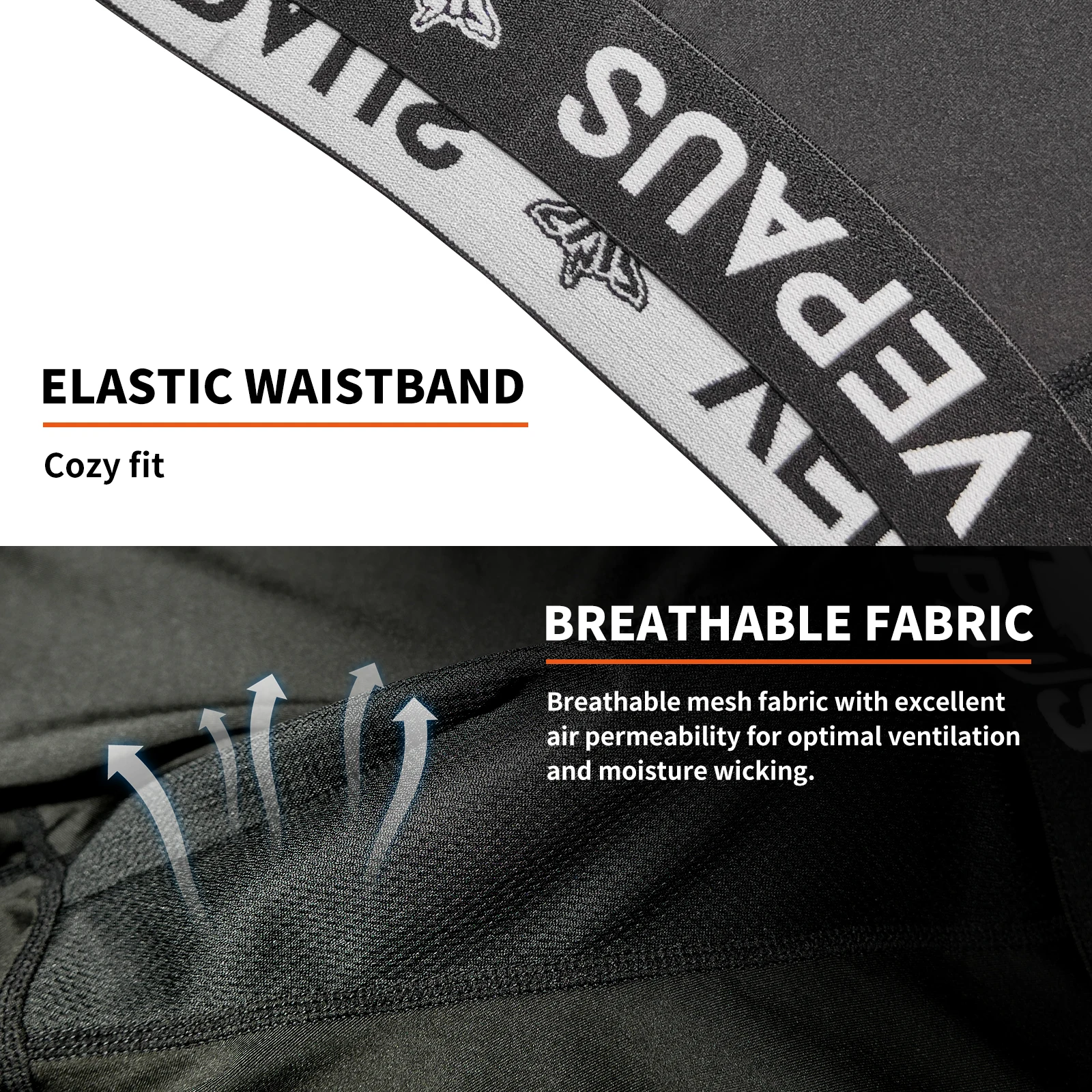 Vepaus boys Kompression shorts mit schützendem Bio-Flex-Becher, feuchtigkeit transportieren dem, belüftetem Schutz für Baseball, Jugend größe – Detail 5
