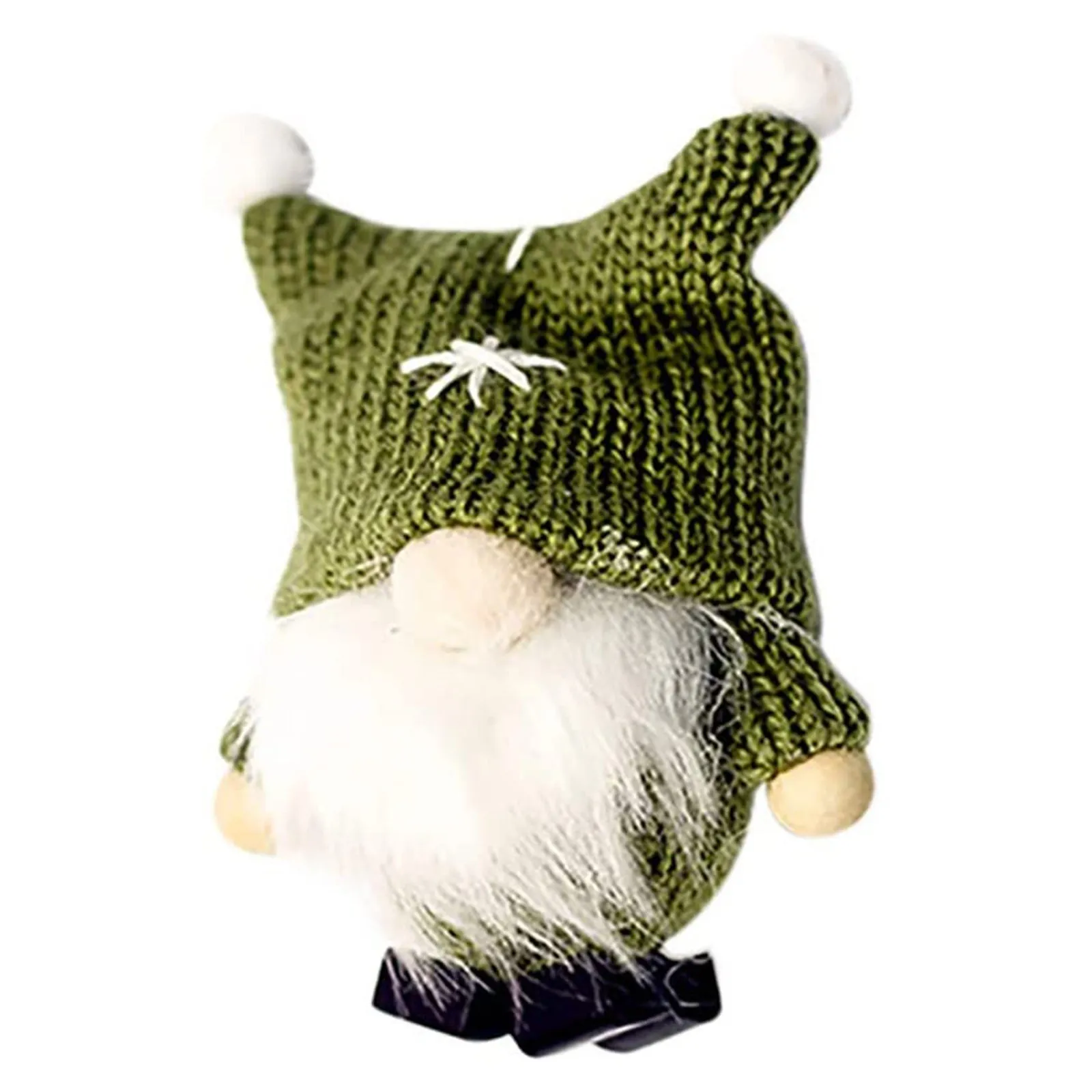 

Handmade Decoration Gif Christmas Faceless Ornament Cute Thanksgiving Plush Standing Doll Wool Tree Gnome Household Room Post